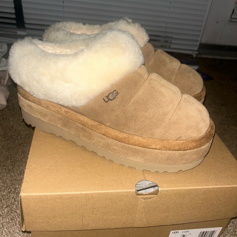 UGG Women's Chestnut Brown Tazzlita slippers